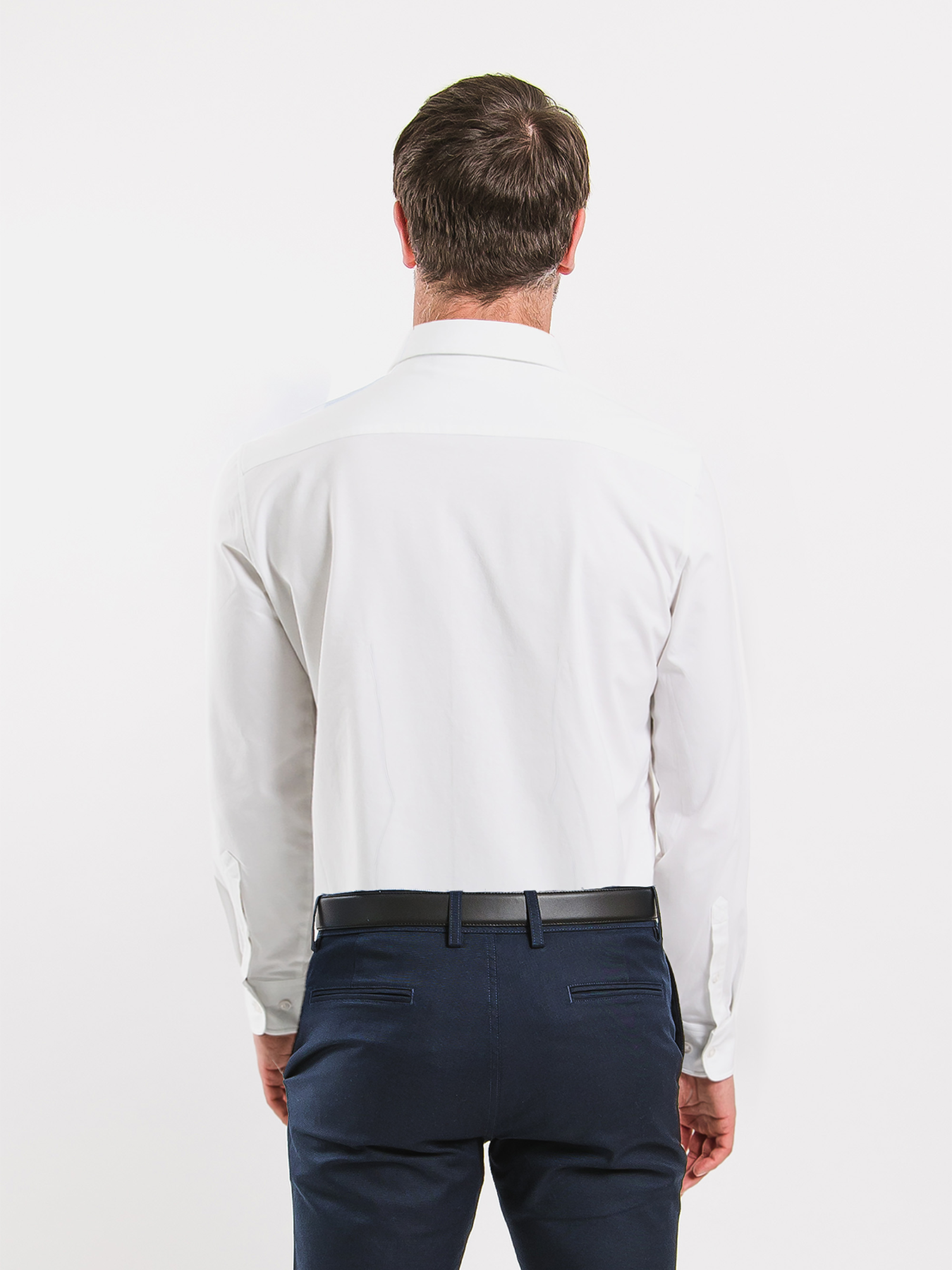 Chemise homme Slim Be Lenka Essentials - Blanc
