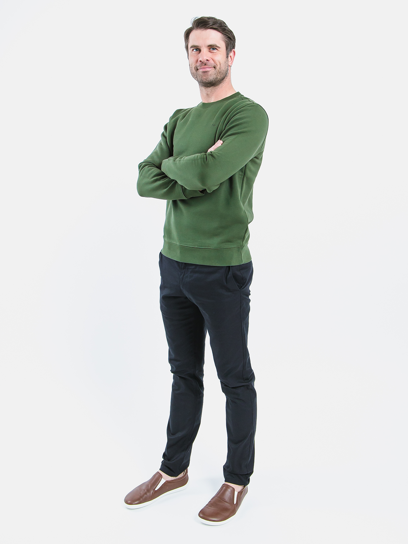 Sweat-shirt pour homme Be Lenka Essentials - Vert foncé