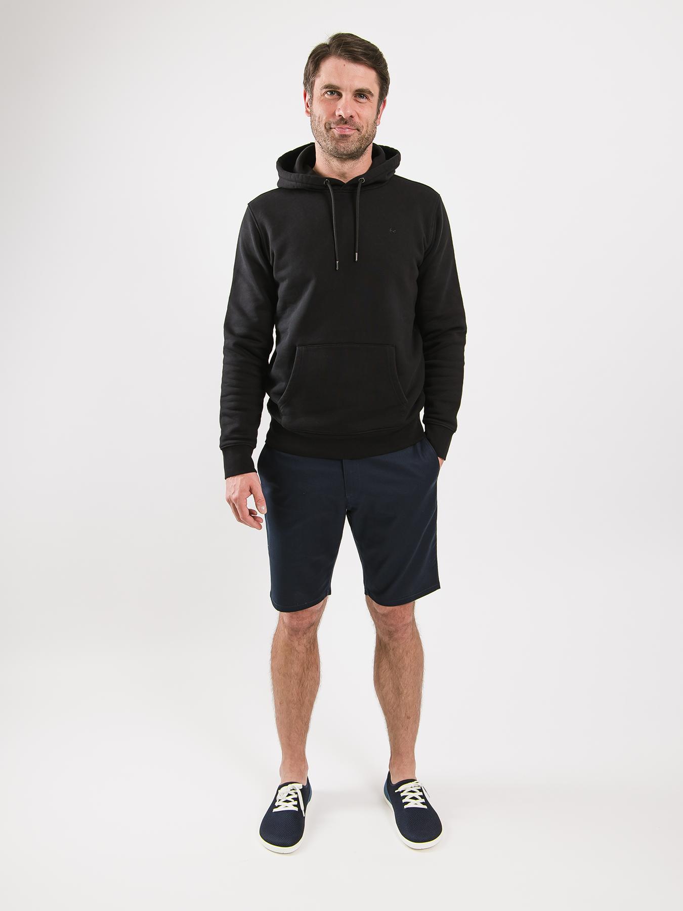 Sweat à capuche pour homme Be Lenka Essentials - Noir