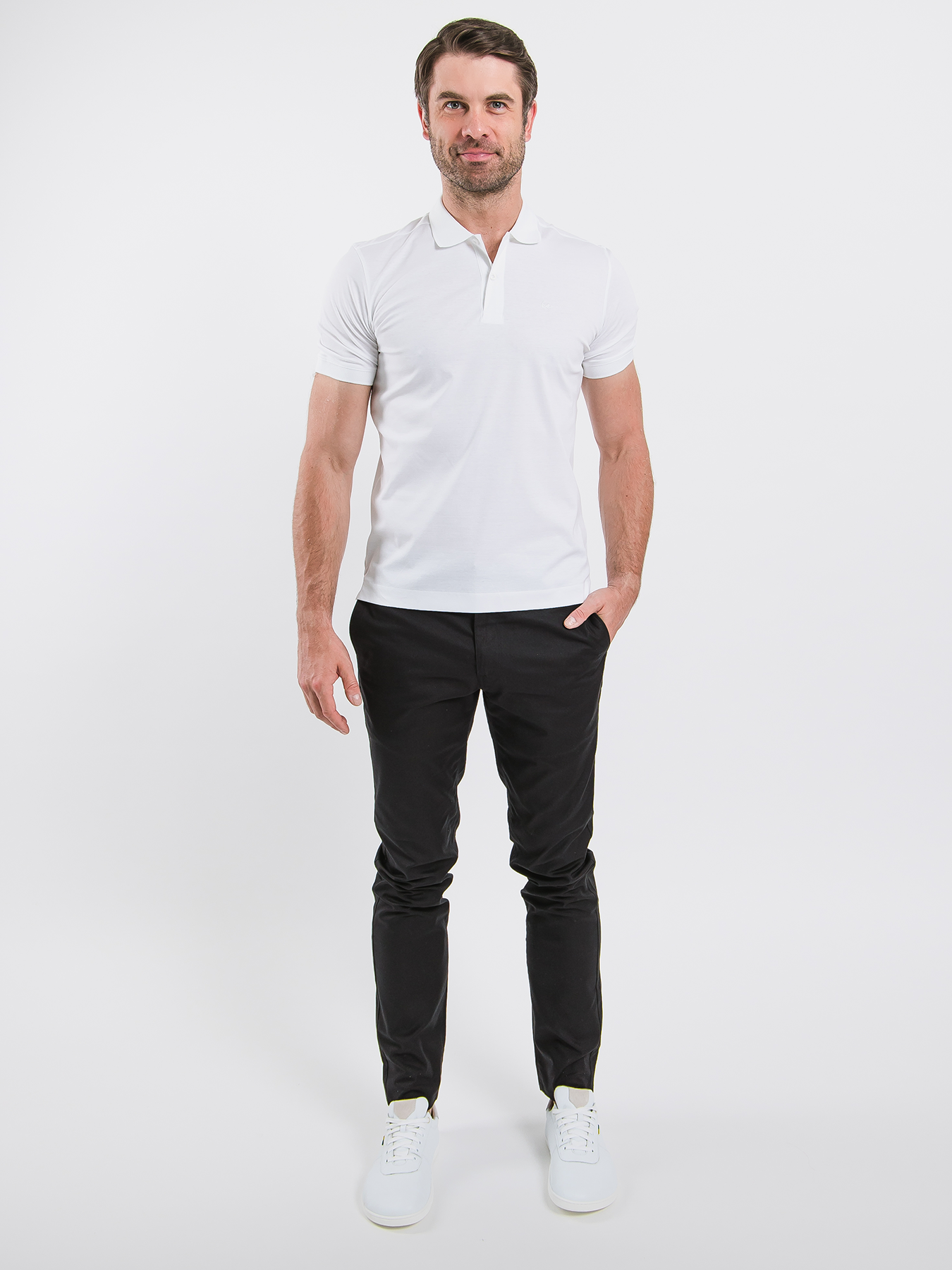 Polo homme Be Lenka Essentials - Blanc