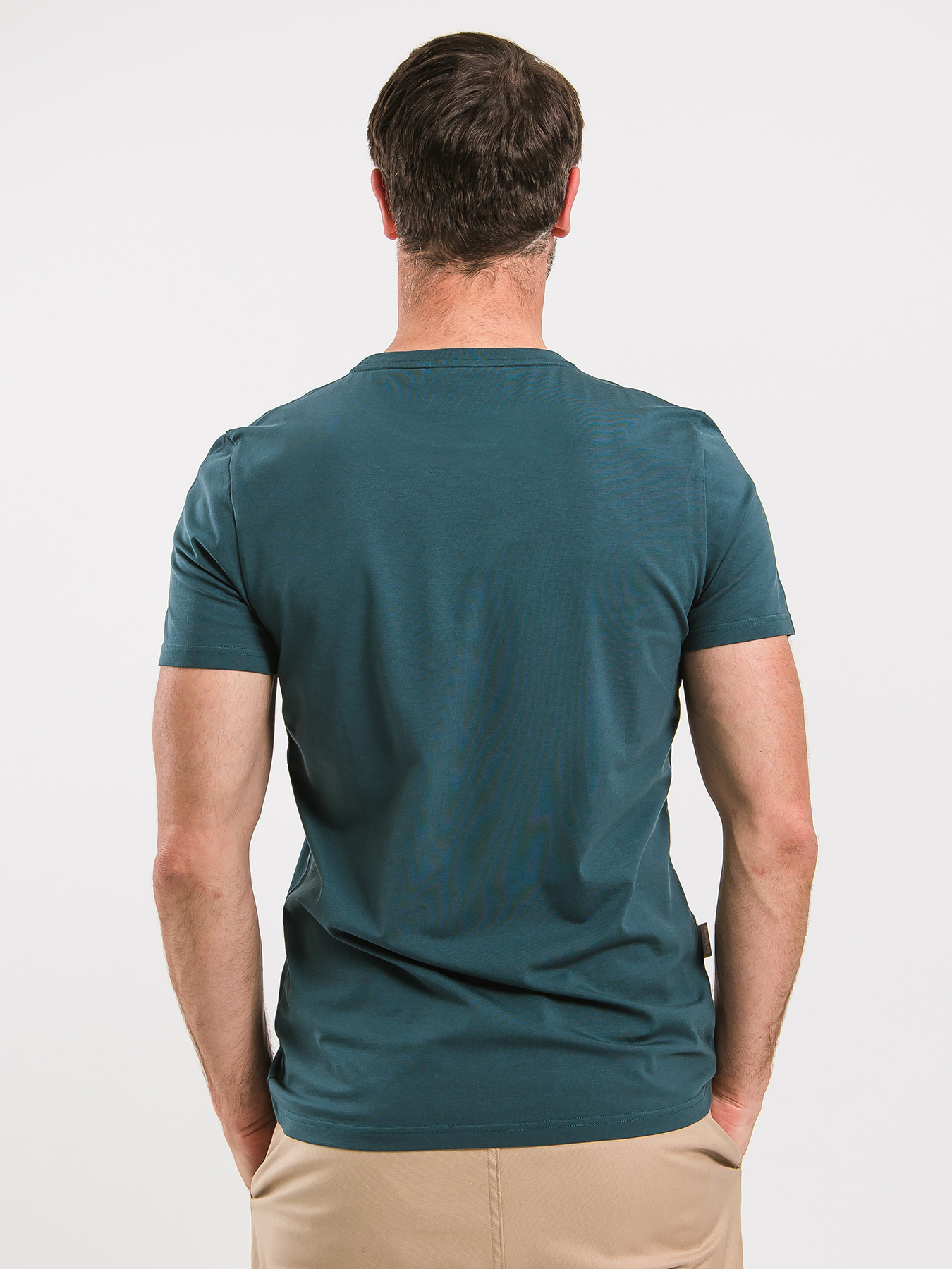 T-shirt col rond homme Be Lenka Essentials - Bleu océan profond