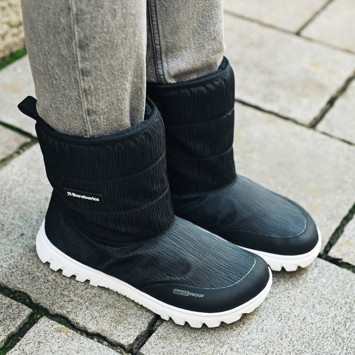 Barefoot Winter Boots Barebarics PolarStride - Black (Sale)