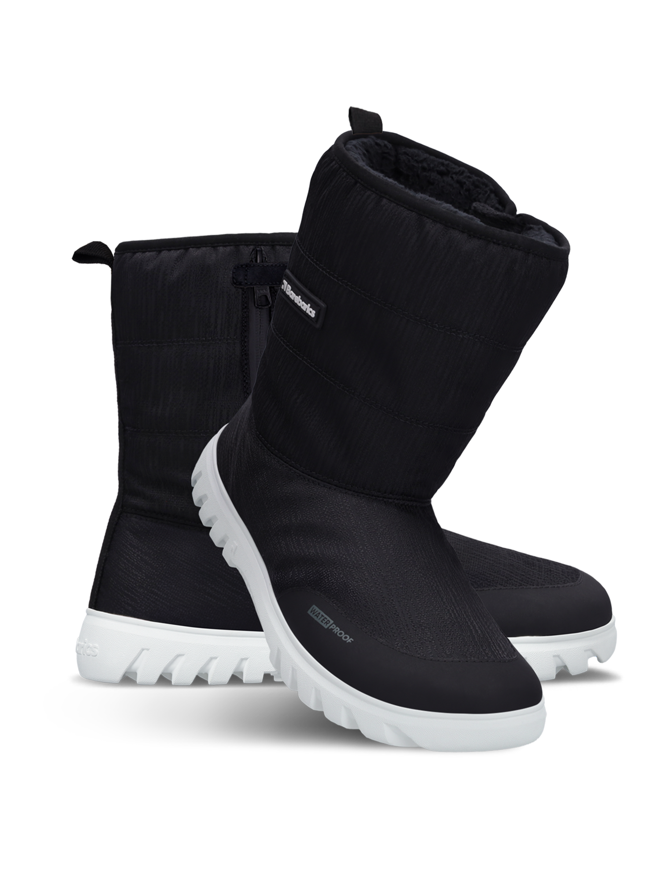 Winter Barefoot Boots Barebarics PolarStride - Black