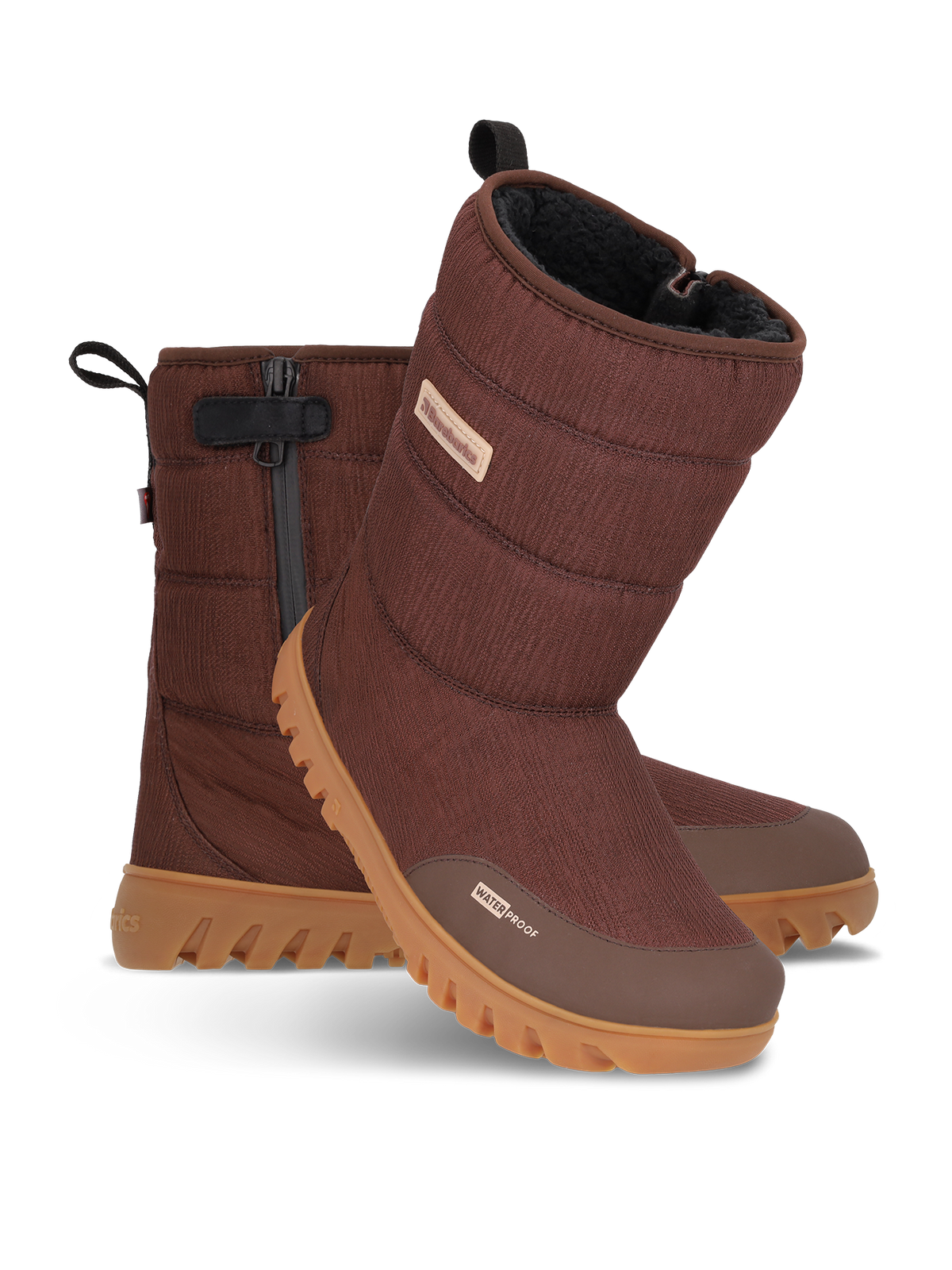 Barefoot Winter Boots Barebarics PolarStride - Copper Brown