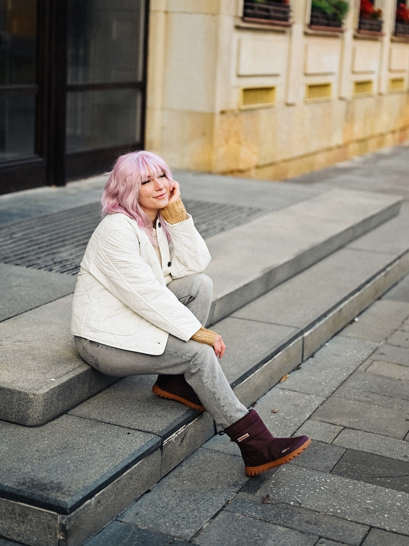 Barefoot Winter Boots Barebarics PolarStride - Copper Brown