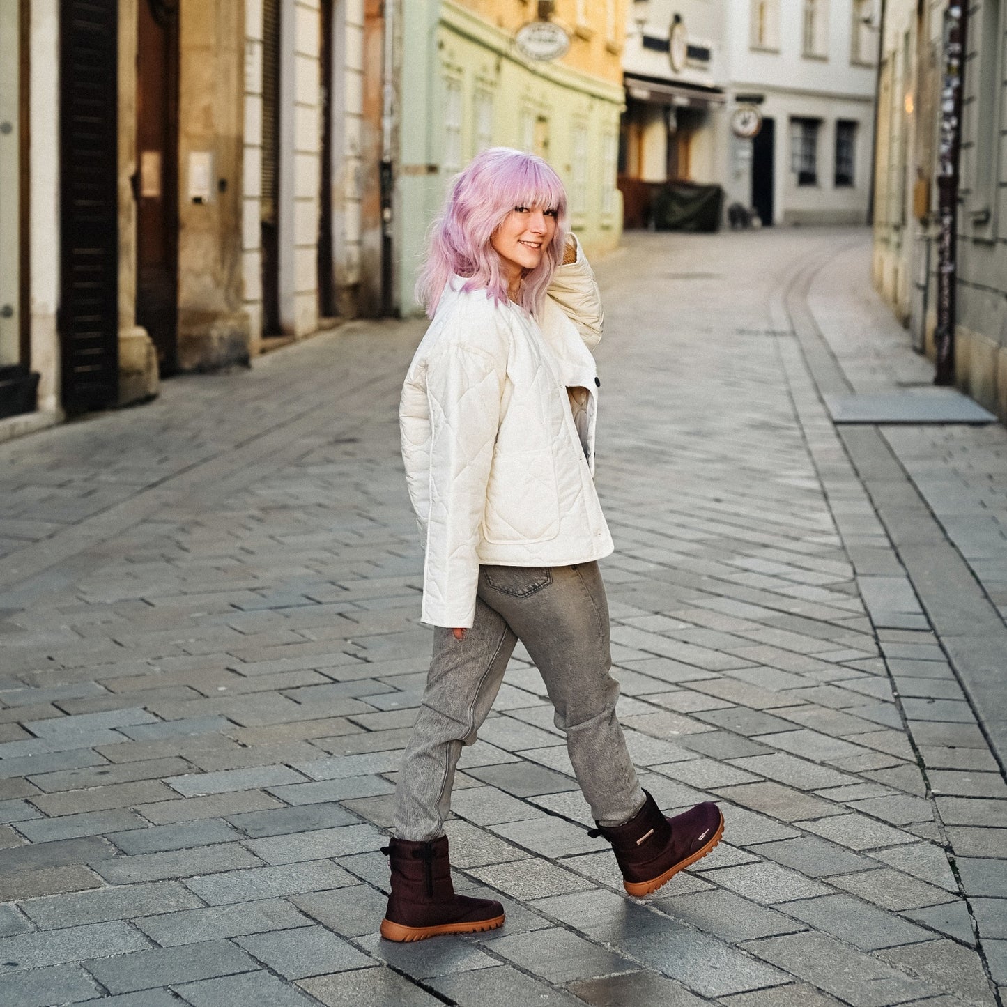 Barefoot Winter Boots Barebarics PolarStride - Copper Brown