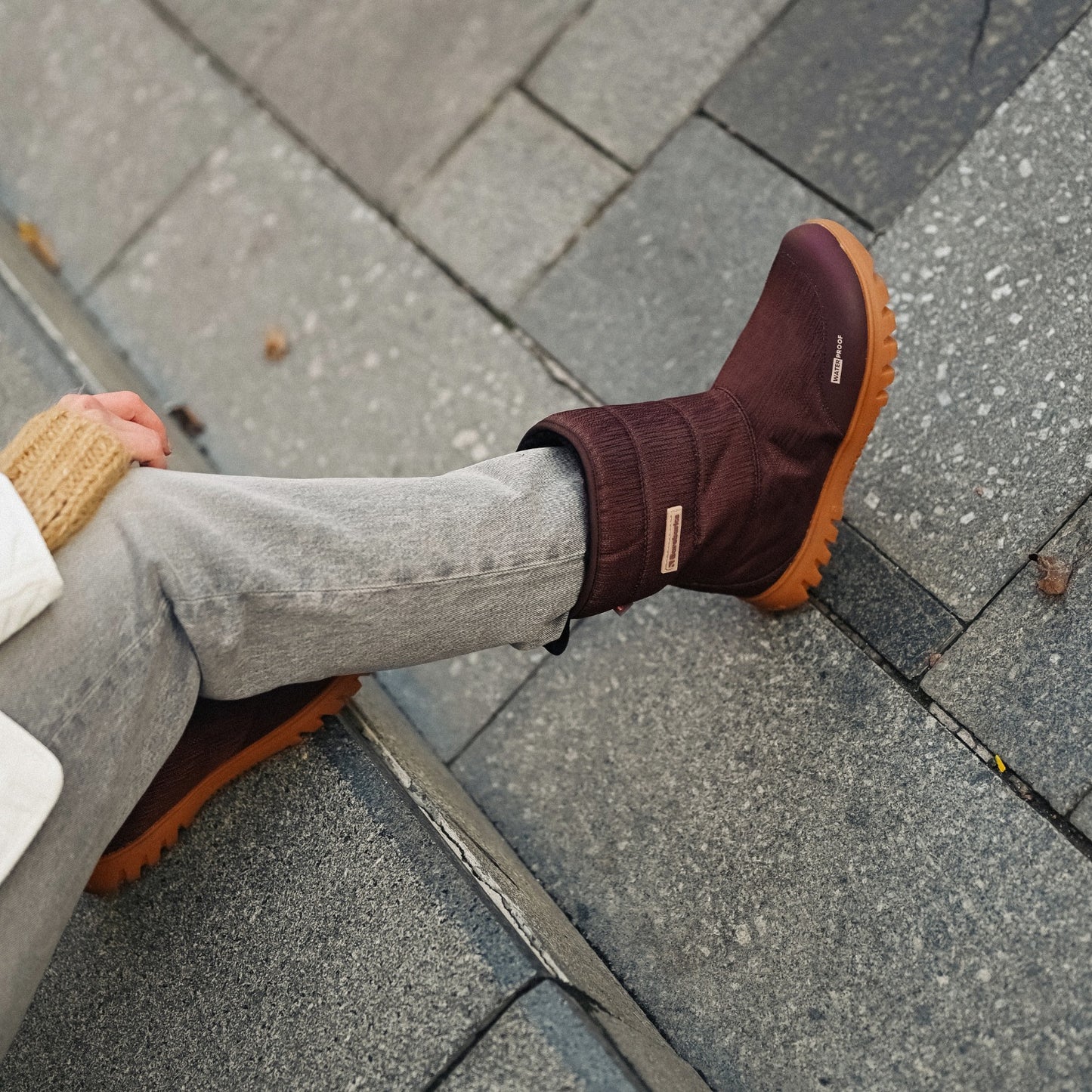 Barefoot Winter Boots Barebarics PolarStride - Copper Brown