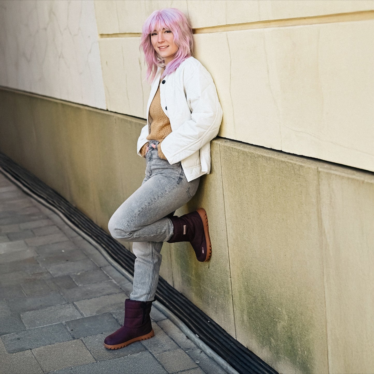 Barefoot Winter Boots Barebarics PolarStride - Copper Brown