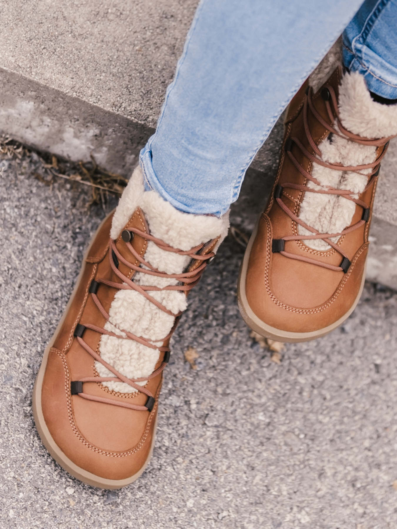 Winter Barefoot Boots Be Lenka Bliss - Brown