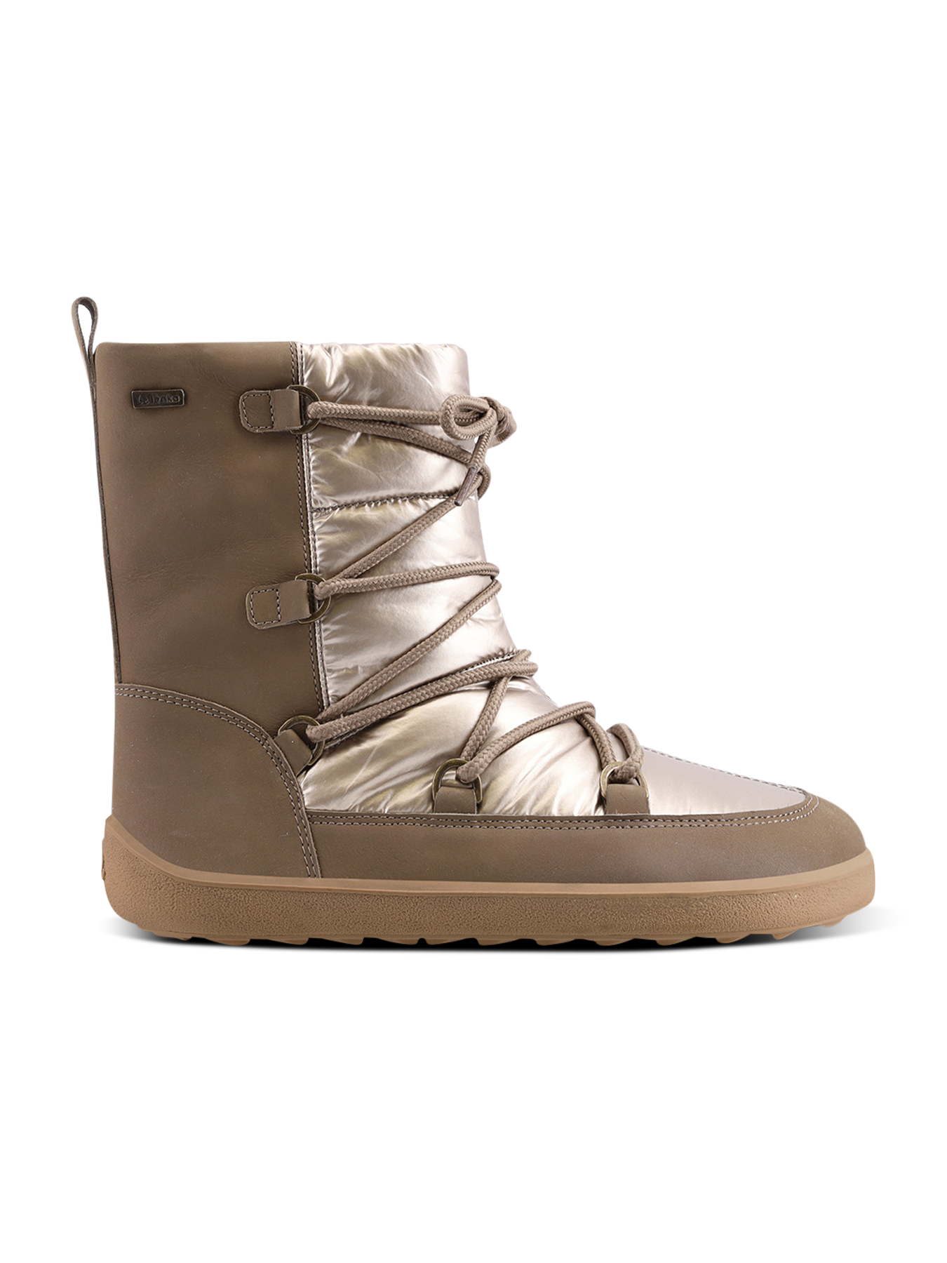 Winter Barefoot Boots Be Lenka Snowfox Woman - Champagne & Brown