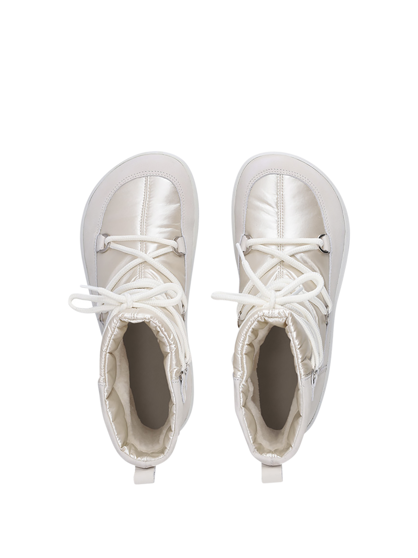 Winter Barefoot Boots Be Lenka Snowfox Woman - Pearl White