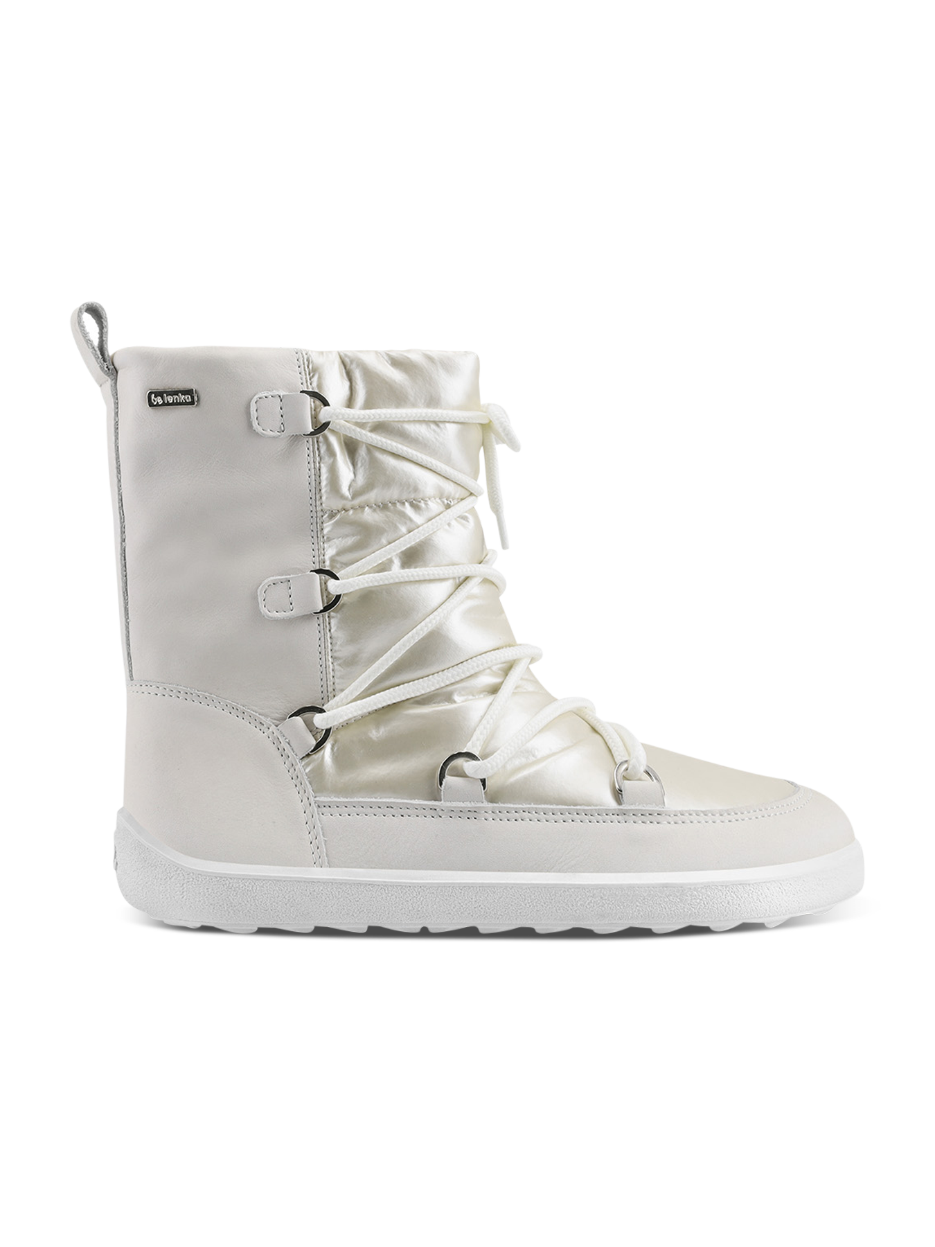 Winter Barefoot Boots Be Lenka Snowfox Woman - Pearl White
