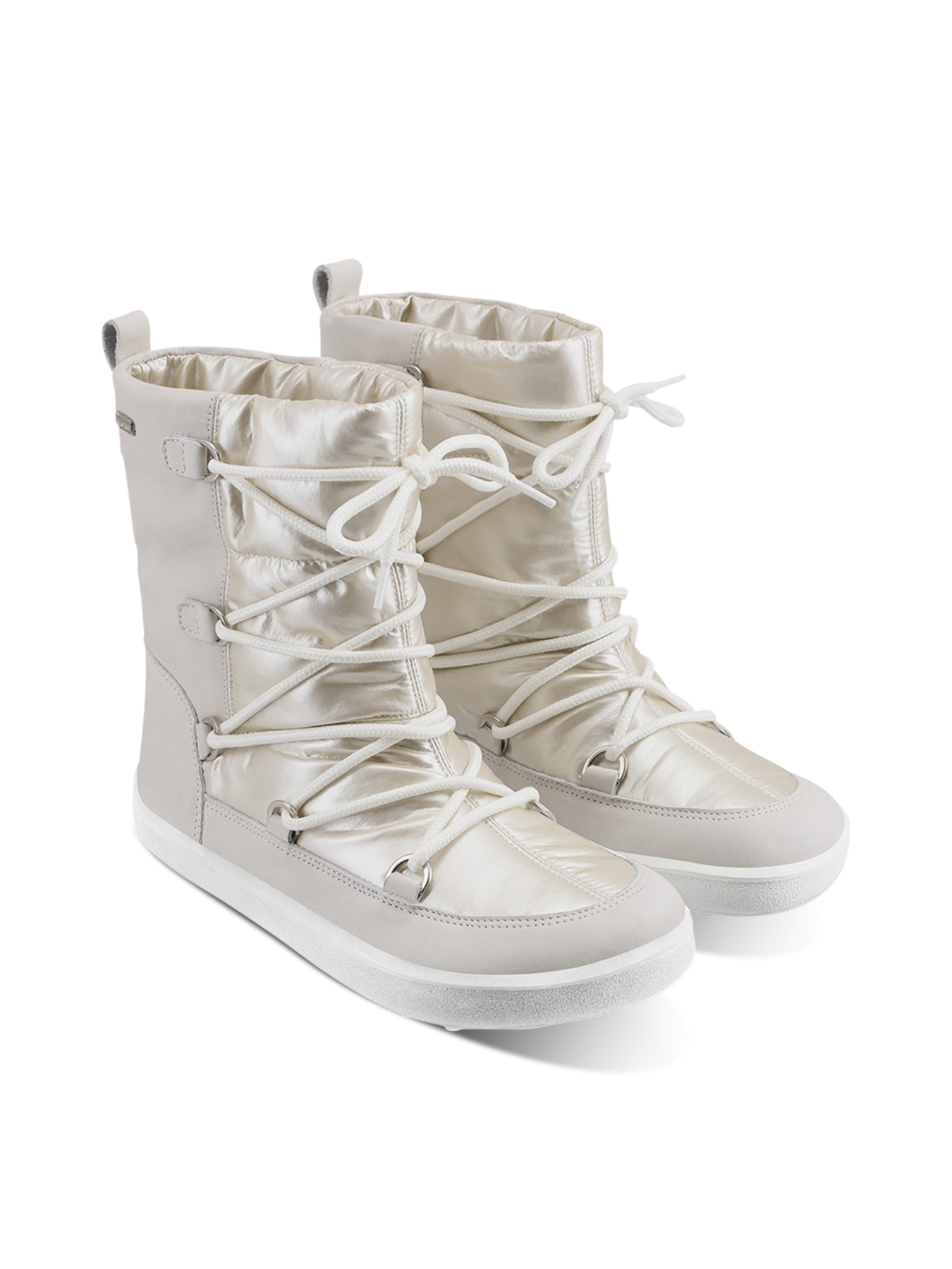 Winter Barefoot Boots Be Lenka Snowfox Woman - Pearl White