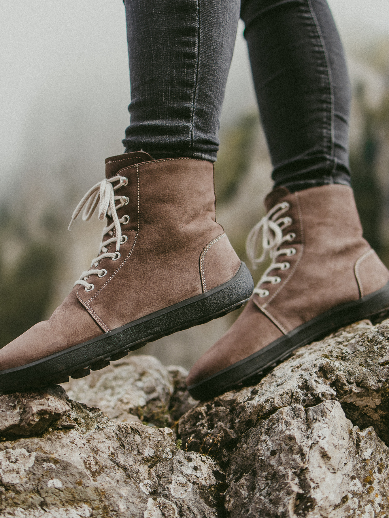 Bottes d'hiver pieds nus Be Lenka Winter 3.0 - Chocolat